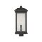 Z-Lite Portland 1 Light Outdoor Post Mount Fixture, Oil Rubbed Bronze And Clear Seedy 531PHBXLS-ORB - alternate 1